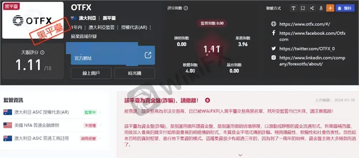 海汇相关黑平台OTFX崩盘在即？资金盘爆雷3大前兆已现(图3)